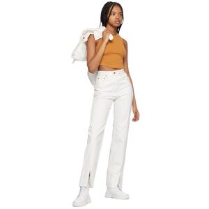 KSUBI | $240 White Playback Straight Leg High-Rise Jeans, Size 24